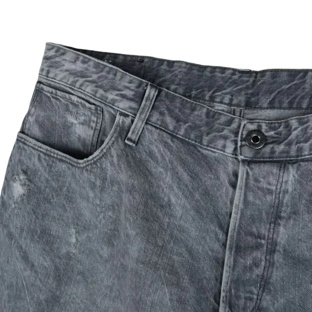 G-Star Raw Arc 3d Slim Cuffed Jeans Shorts Faded Gray 100% Cotton Men’s Sz 36 - Picture 3 of 10